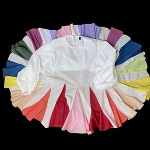 Beulah Style Rainbow Swing Dress